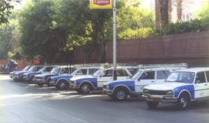 Peugeot 504 Taxis - Port Said Egypt
